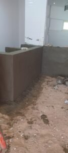 مراحل تنفيذ أعمال التلييس في خميس مشيط وأبها