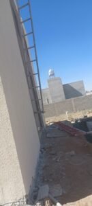 تلييس واجهات خارجية باستخدام مواد مقاومة في أبها